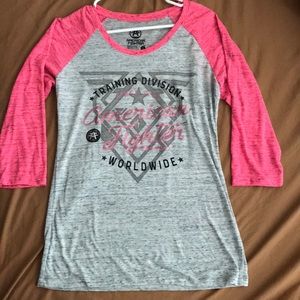 NWT American Fighter 3/4 Sleeve Shirt